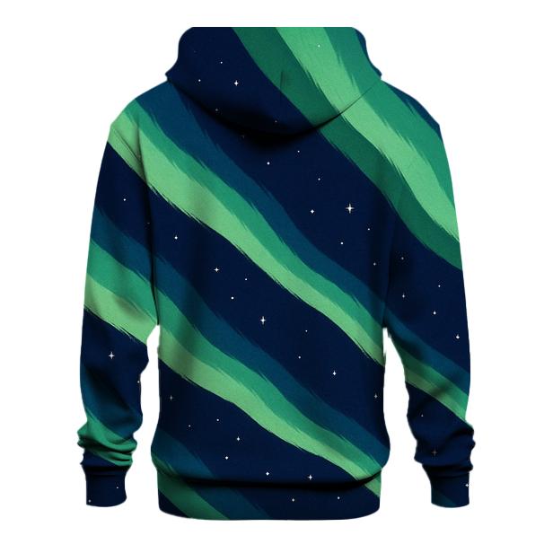Aurora Curtain Drift zip-up hoodies