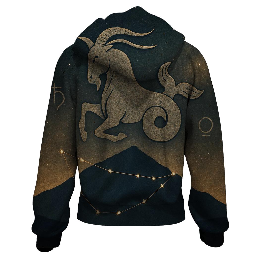 Capricorn Mountain Goat Nebula hoodie designs