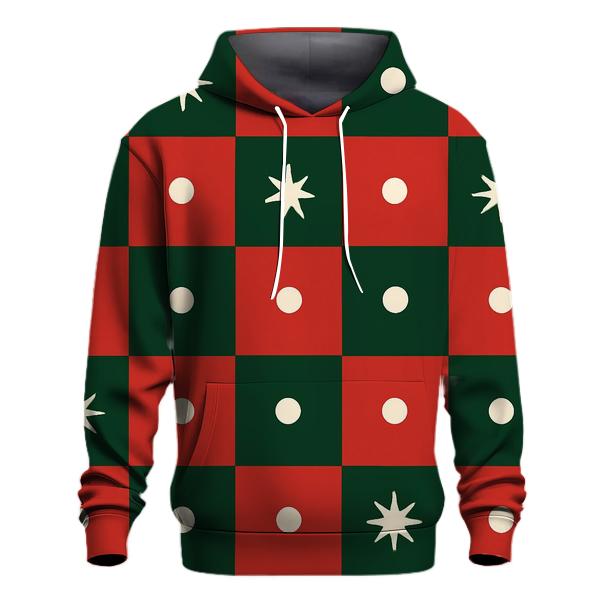 Candy Star Checker zip-up hoodies