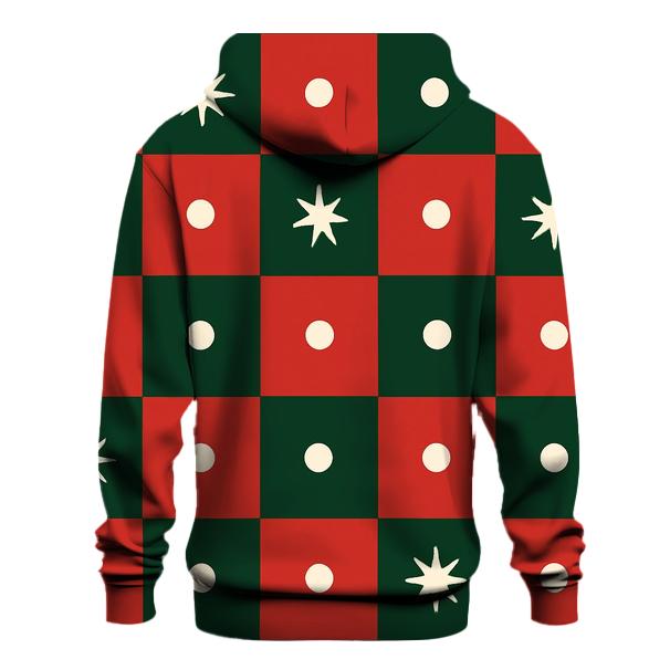 Candy Star Checker zip-up hoodies