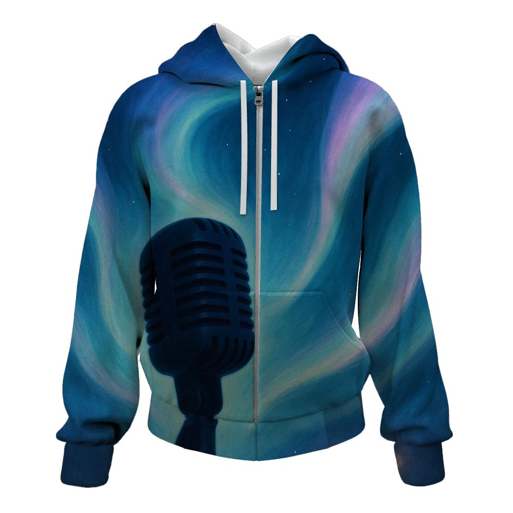Microphone Aurora heavyweight hoodies