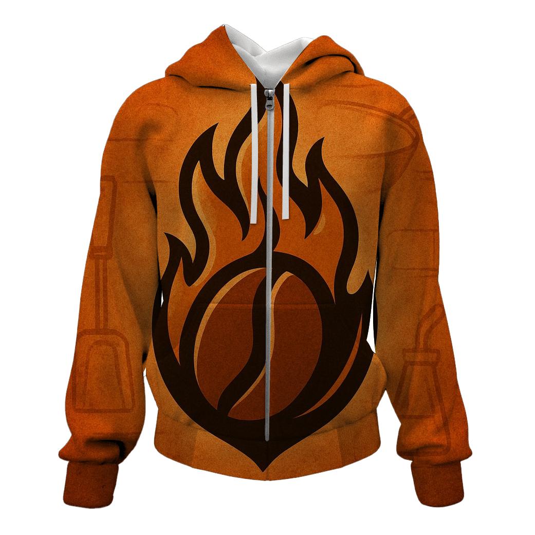 Roast Flame Emblem pullover hoodies