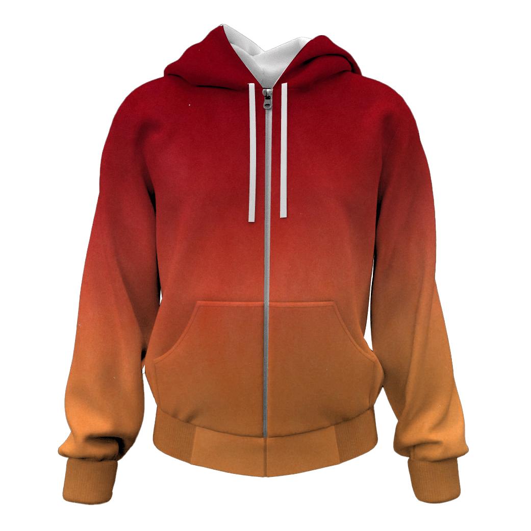 Overdyed Sunset Ombre hoodie styles