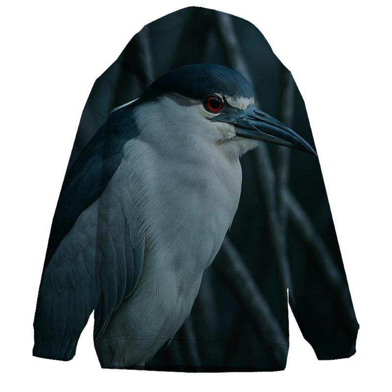 Mangrove Night Heron Stakeout lightweight hoodies