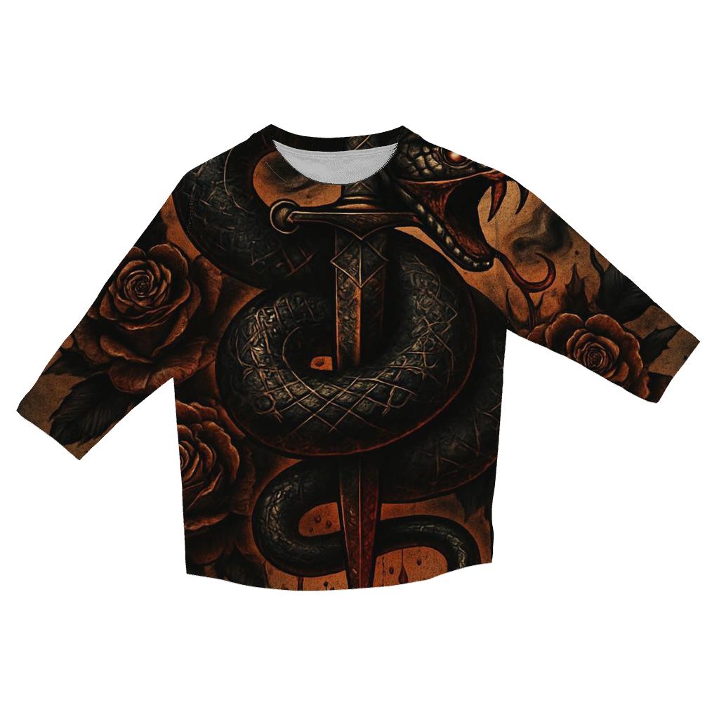 Serpent Dagger Covenant designer 3/4 sleeve blouses