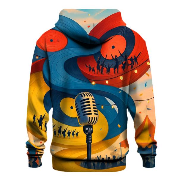 Vinyl Spiral Festival hoodie designs