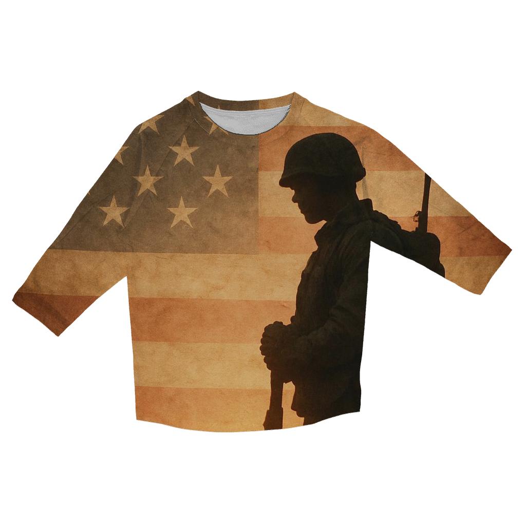 Veteran Echo stylish quarter sleeve tops