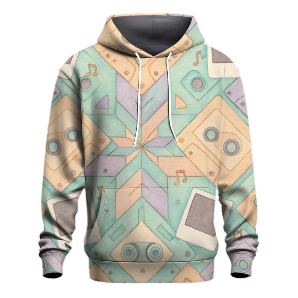 Cassette Kaleidoscope lightweight hoodies