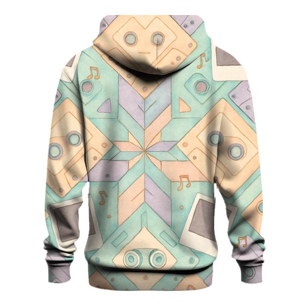 Cassette Kaleidoscope lightweight hoodies