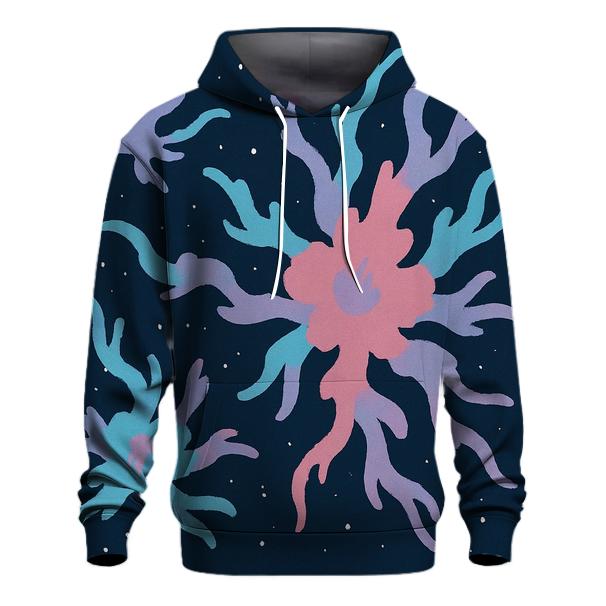 Nebula Filament Bouquet printed hoodies