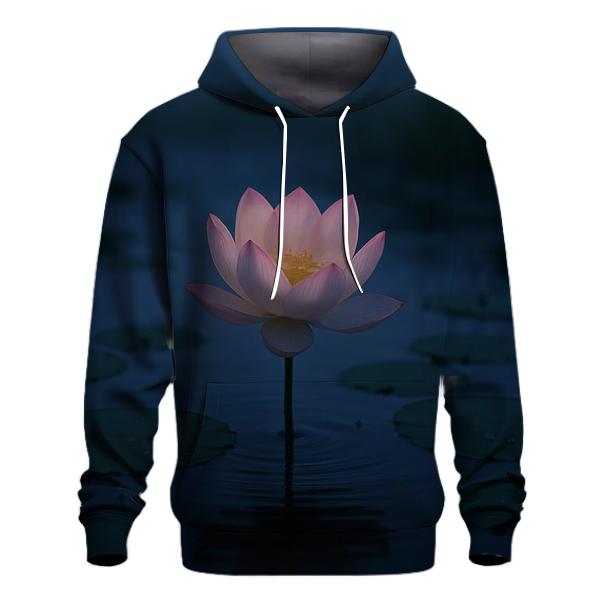 Wetland Lotus At Twilight hoodie trends