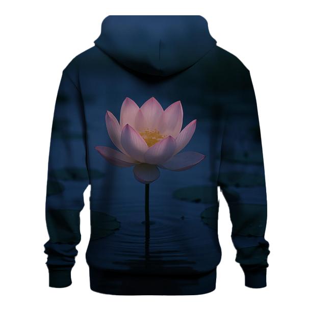 Wetland Lotus At Twilight hoodie trends