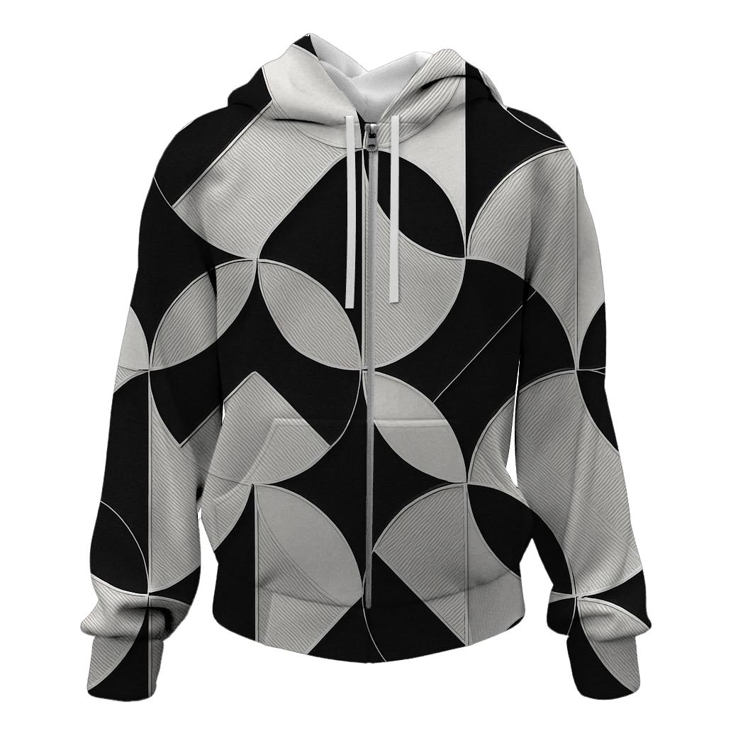 Filter Fold Pattern hoodie styles