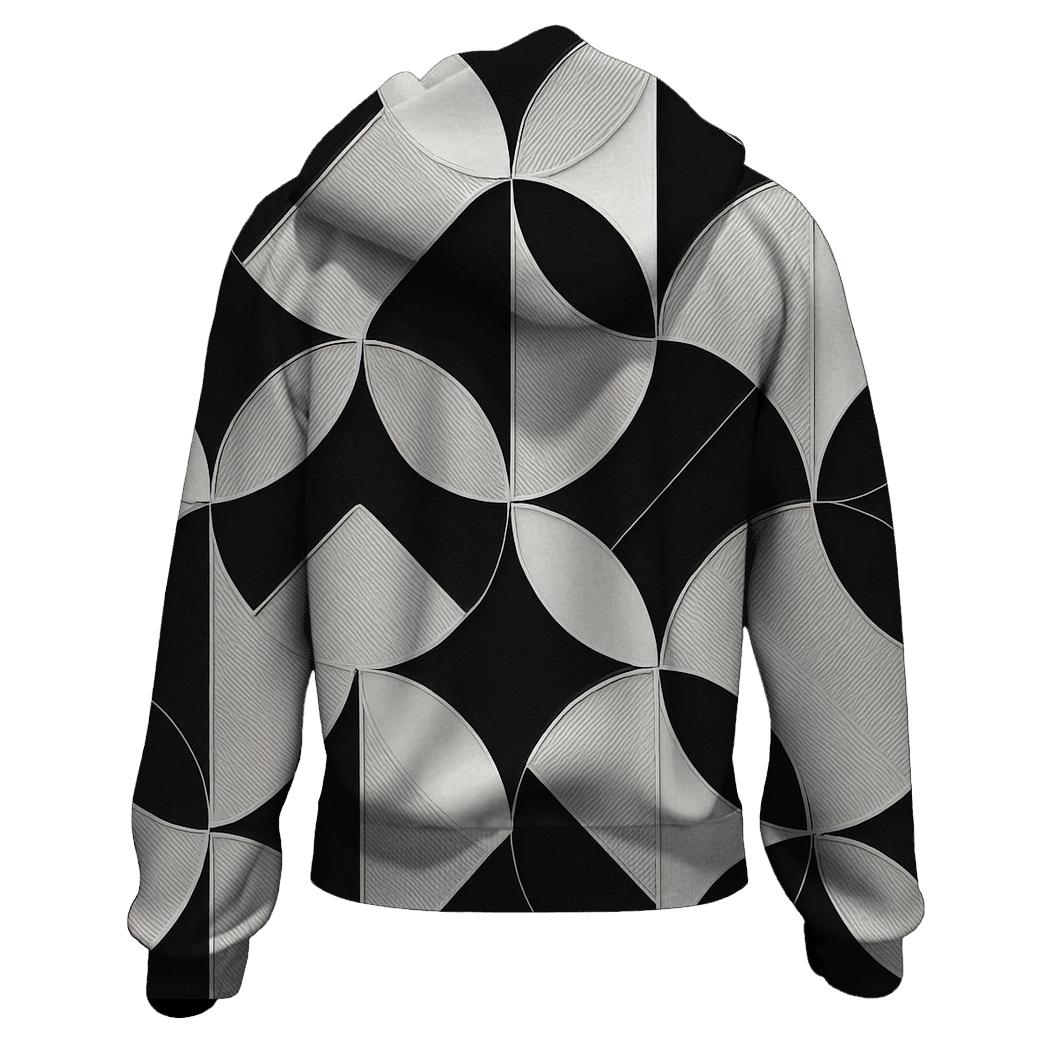 Filter Fold Pattern hoodie styles