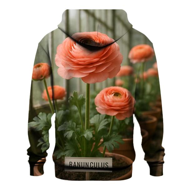 Greenhouse Ranunculus Study hoodie designs