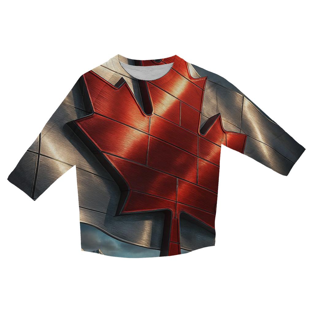 Maple Wind Canada personalized 3/4 sleeve tees