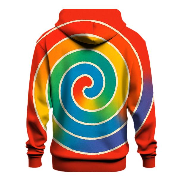 Classic Rainbow Spiral heavyweight hoodies