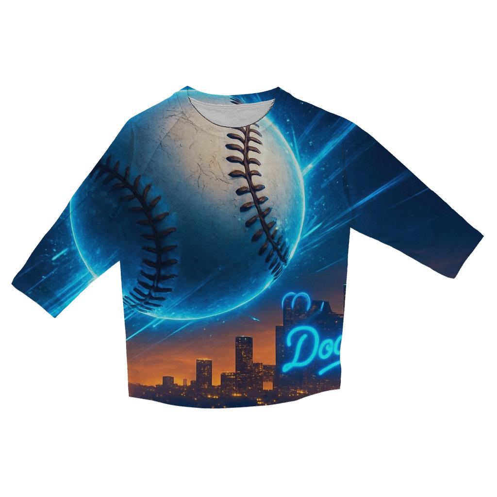 Skyline Fastball cotton quarter sleeve shirts