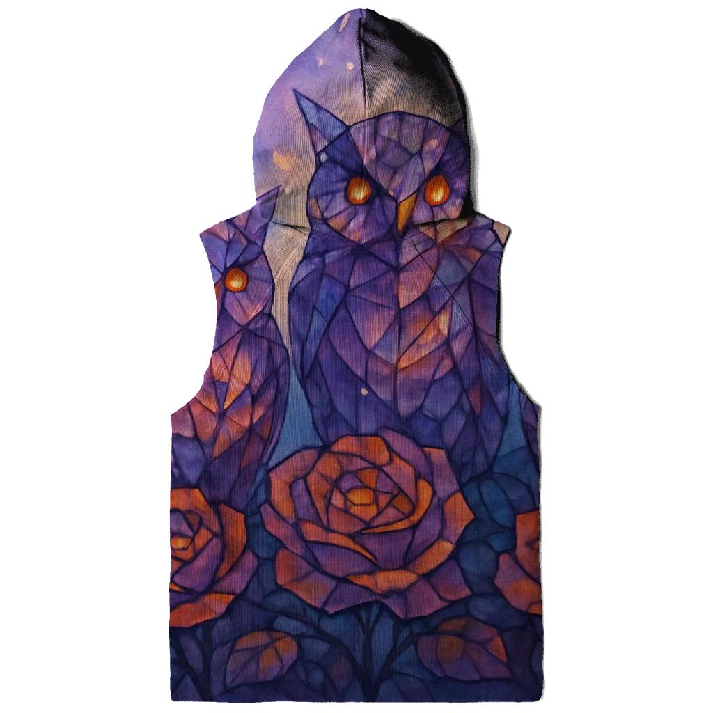 Garden Of Glass Owls printed hoodies