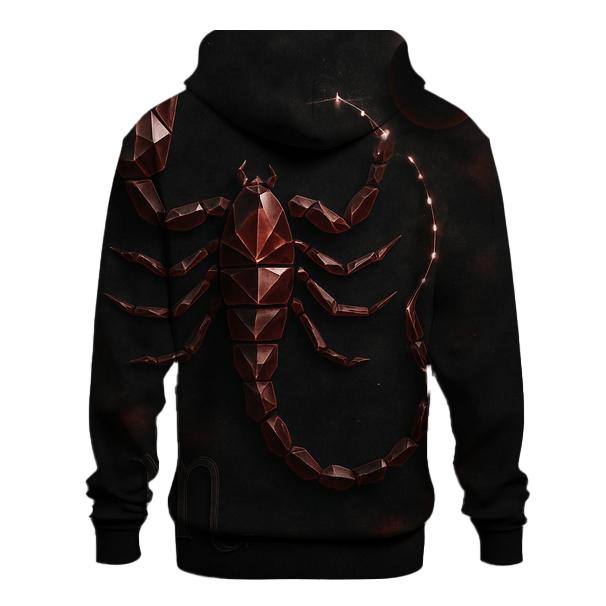 Scorpio Galactic Scorpion Design pullover hoodies