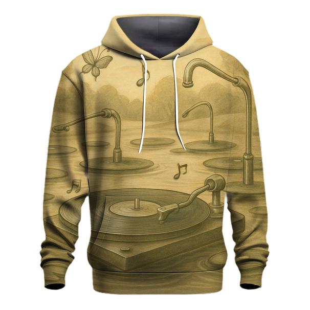 Turntable Garden embroidered hoodies