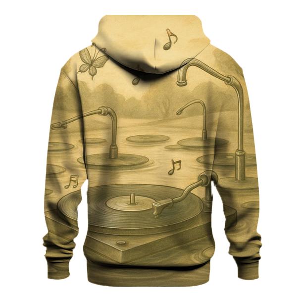 Turntable Garden embroidered hoodies