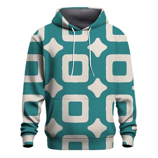 Itajime Clamp Grid zip-up hoodies