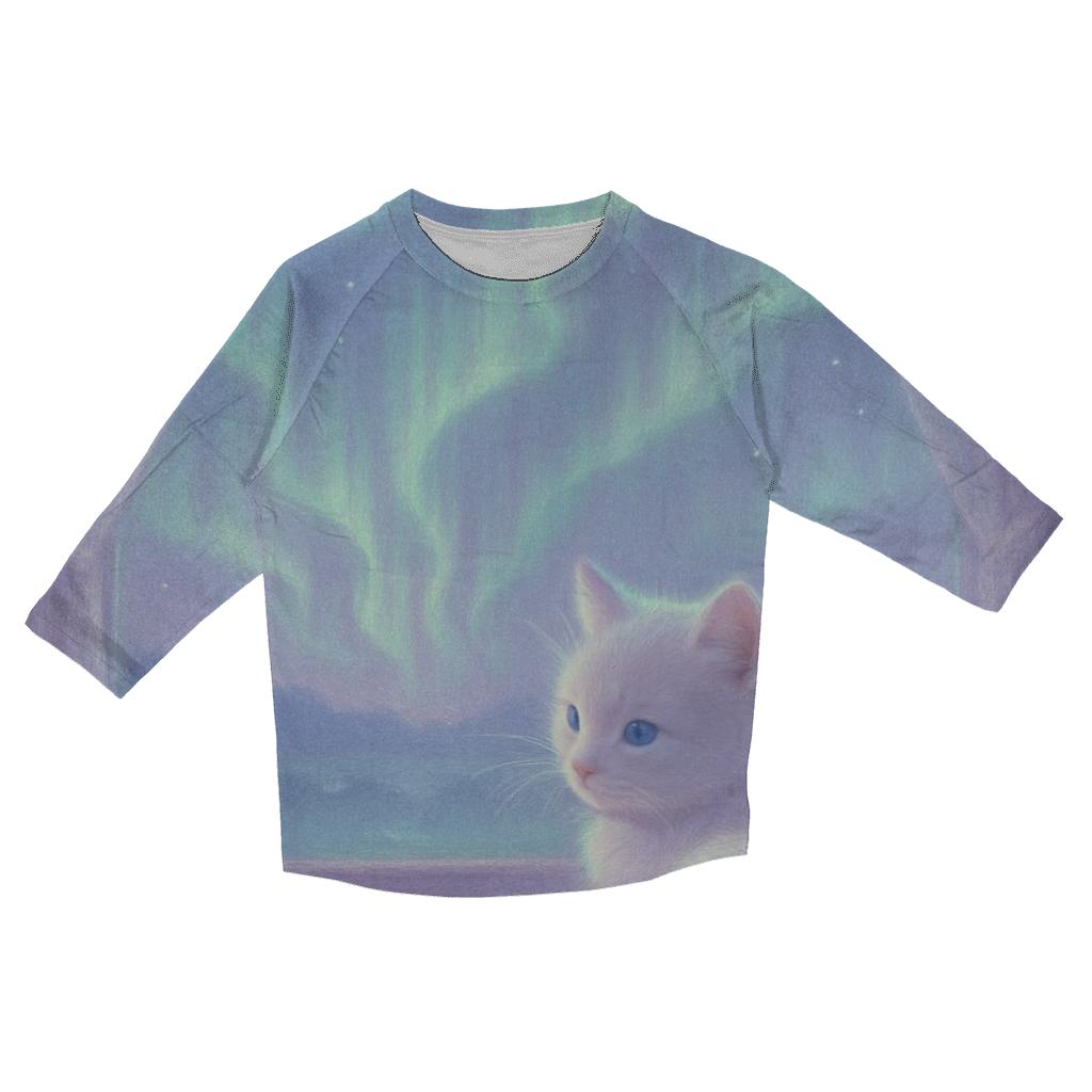 Aurora Window Nap personalized 3/4 sleeve tees