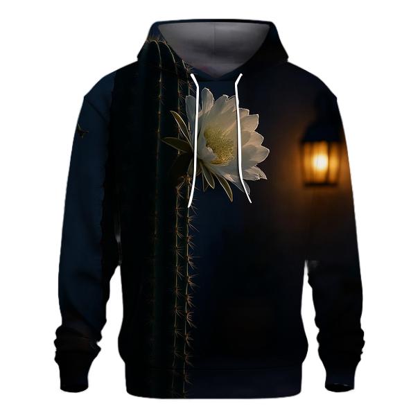 Cactus Bloom In Moonlit Courtyard hoodie trends