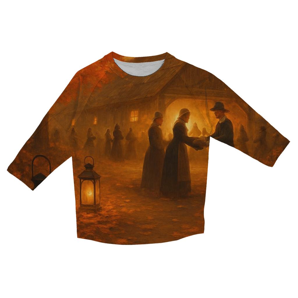 Pilgrim Lantern Path designer 3/4 sleeve blouses