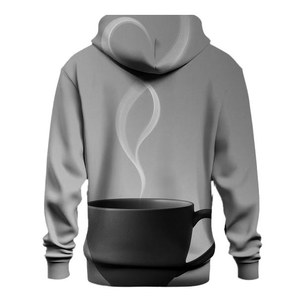 Steam Ribbon Silhouette custom hoodies