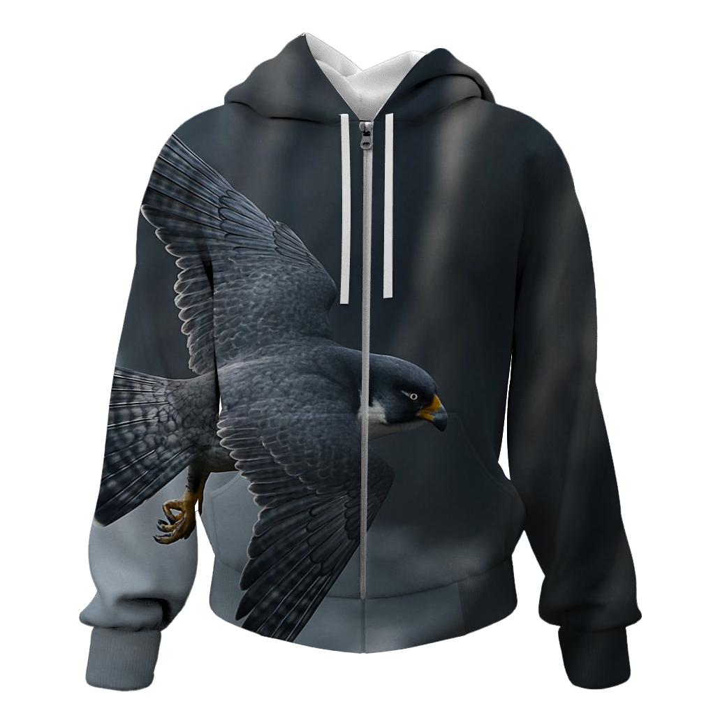 Peregrine Tower Descent printed hoodies