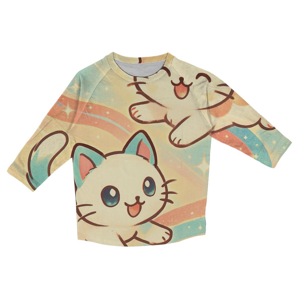 Star Trail Playful Pair designer 3/4 sleeve blouses