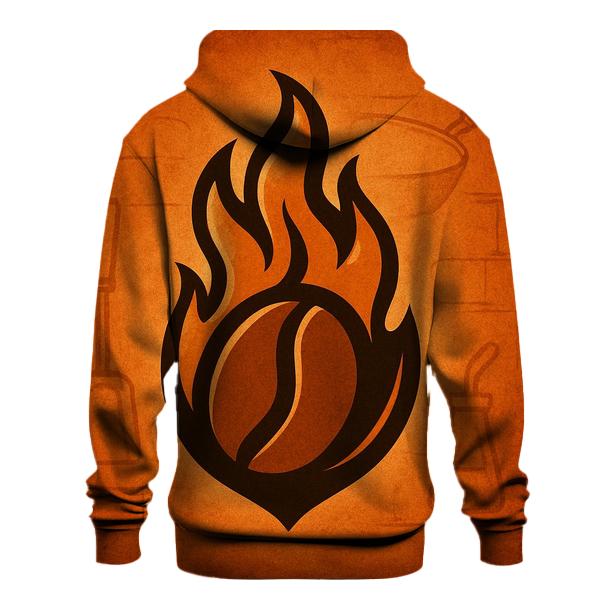 Roast Flame Emblem zip-up hoodies