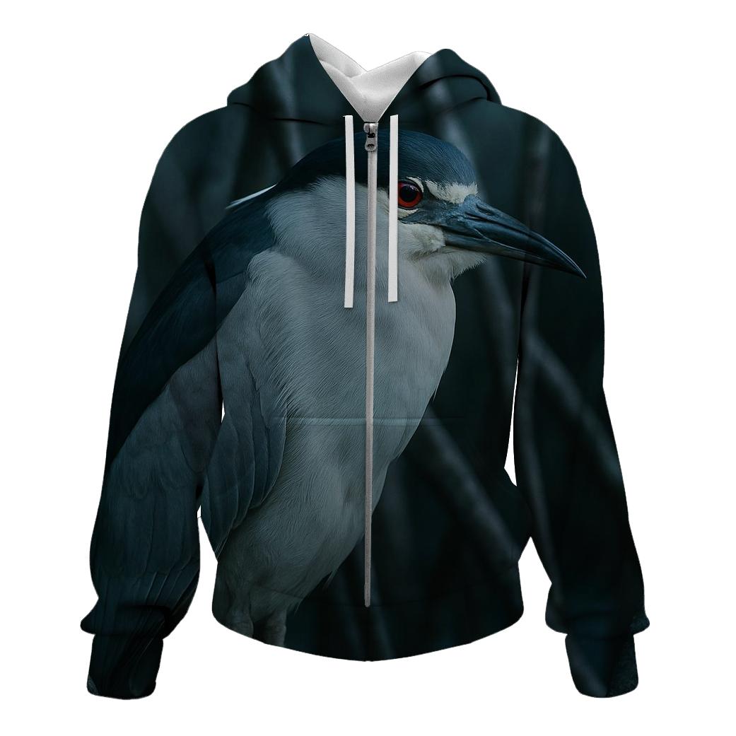 Mangrove Night Heron Stakeout premium hoodies
