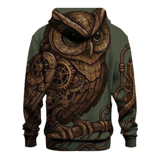 Industrial Clockwork Owl hoodie designs