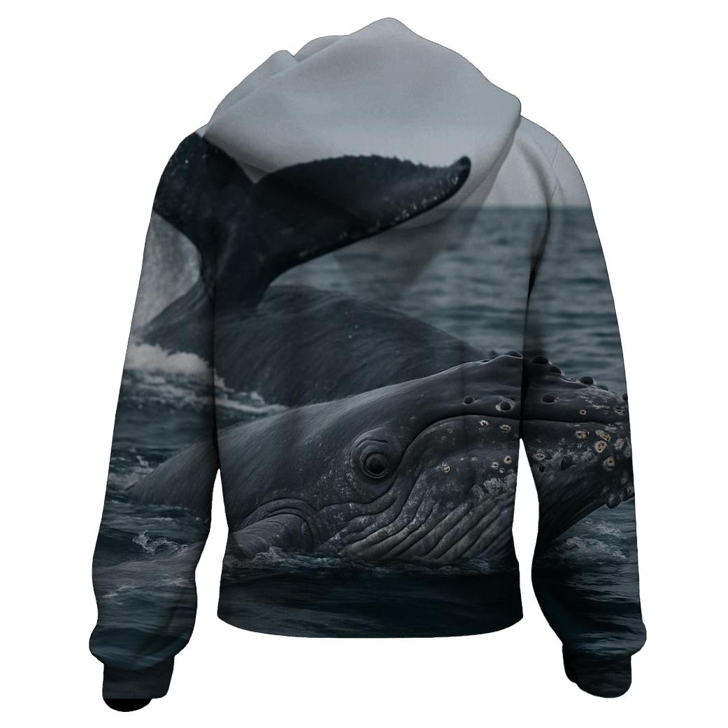 Pelagic Pulse Humpback Calf hoodie styles