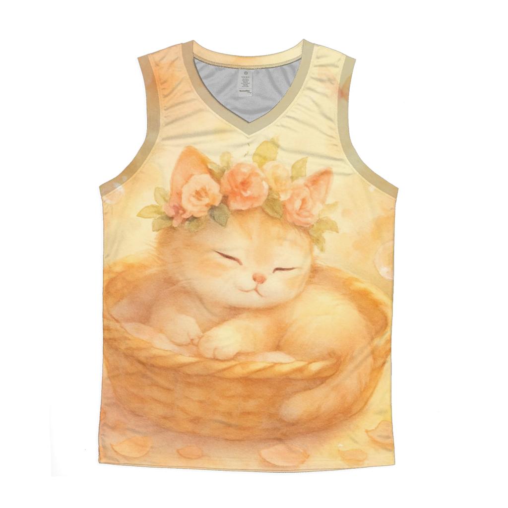 Petal Crown Napping personalized athletic tanks