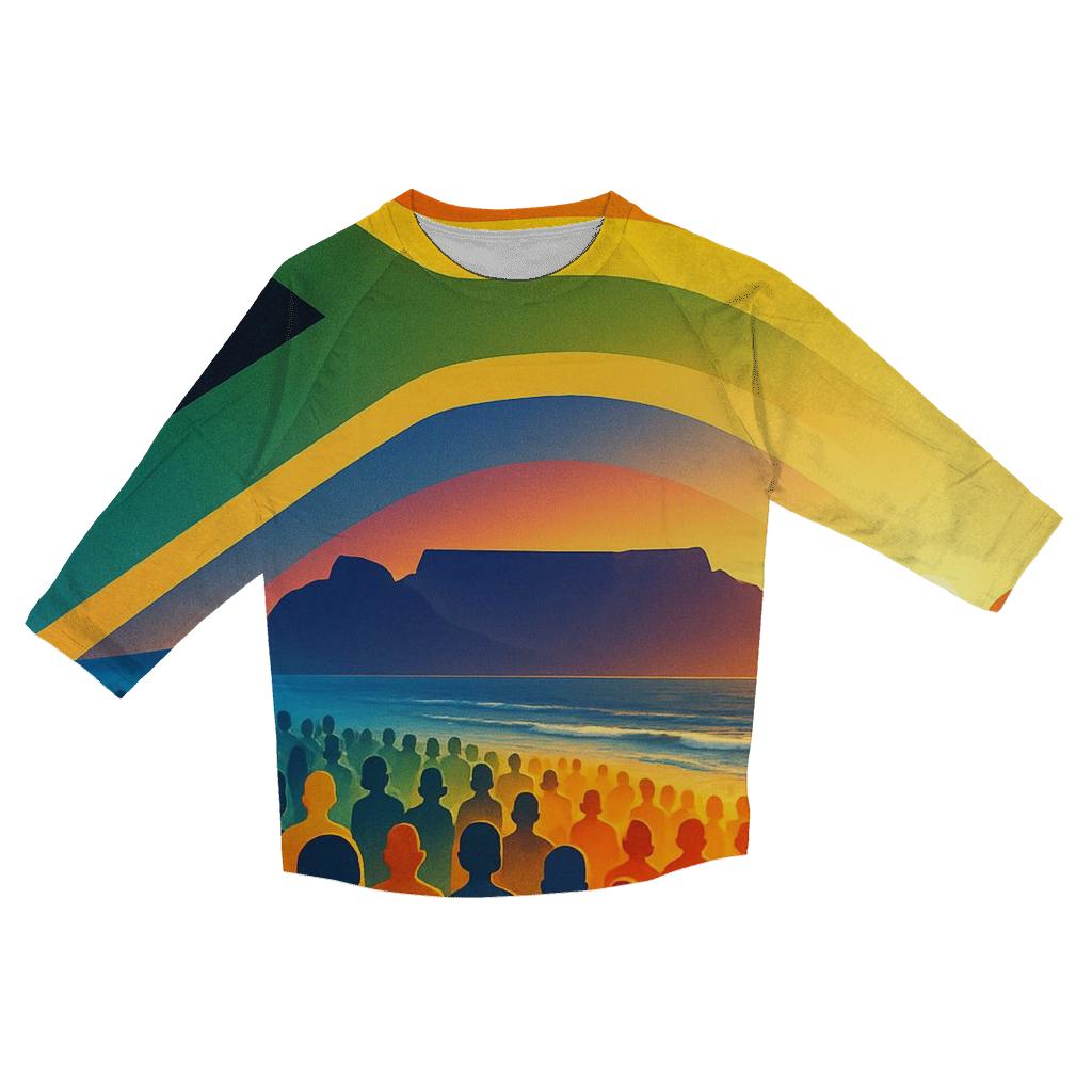 Rainbow Unity South Africa designer 3/4 sleeve blouses