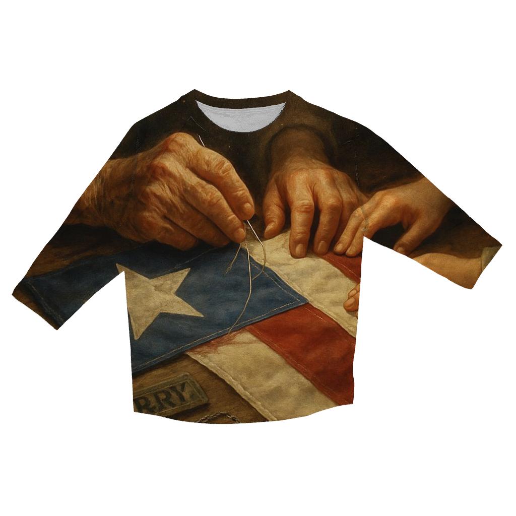 Flag Forger casual three quarter sleeve shirts