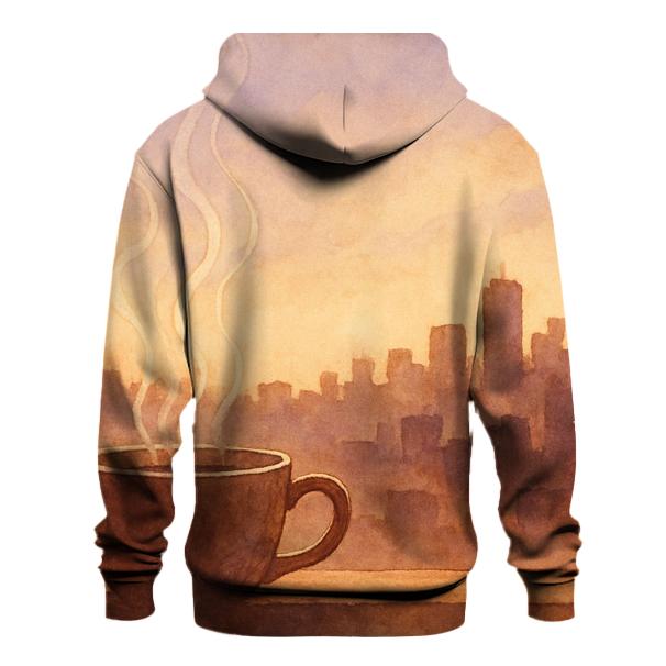 Aroma Wisp Horizon embroidered hoodies