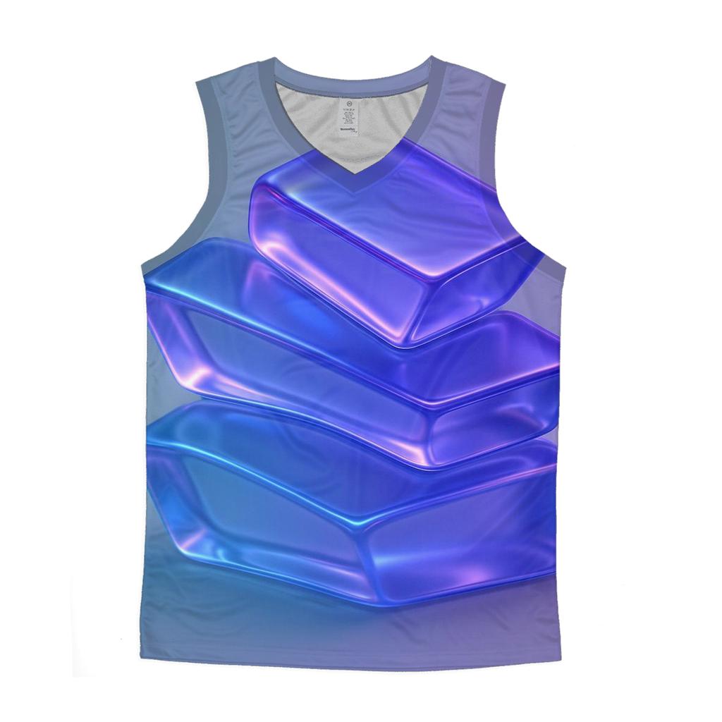 Glass Tide Geometry casual summer tank tops