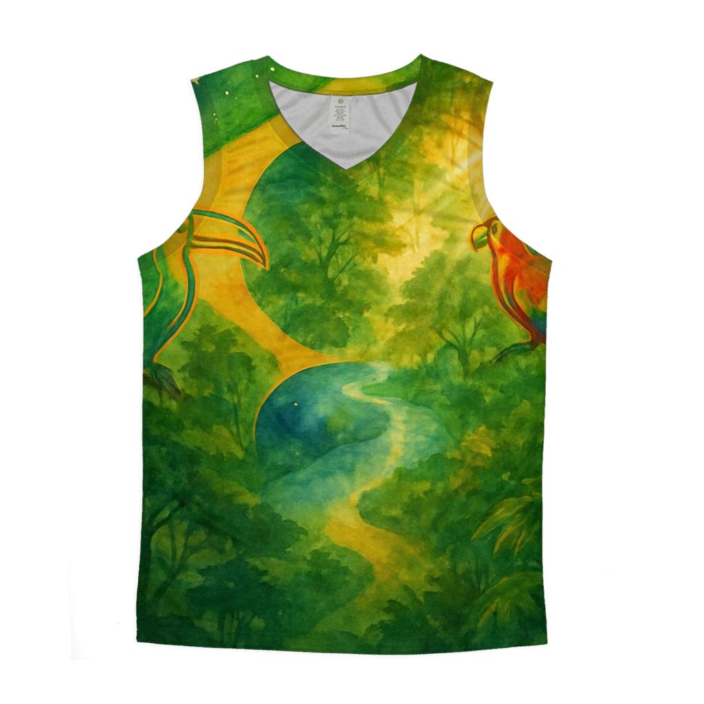 Amazon Canopy Banner Brazil casual summer tank tops