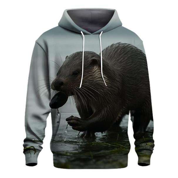 Estuary Stealth Eurasian Otter premium hoodies