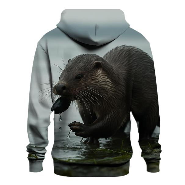 Estuary Stealth Eurasian Otter premium hoodies