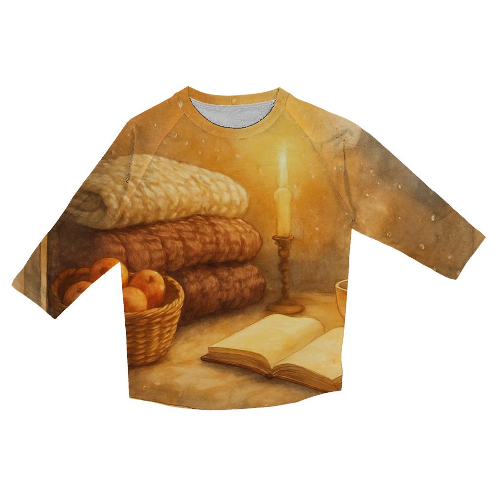Gratitude Window Bench custom 3/4 sleeve shirts