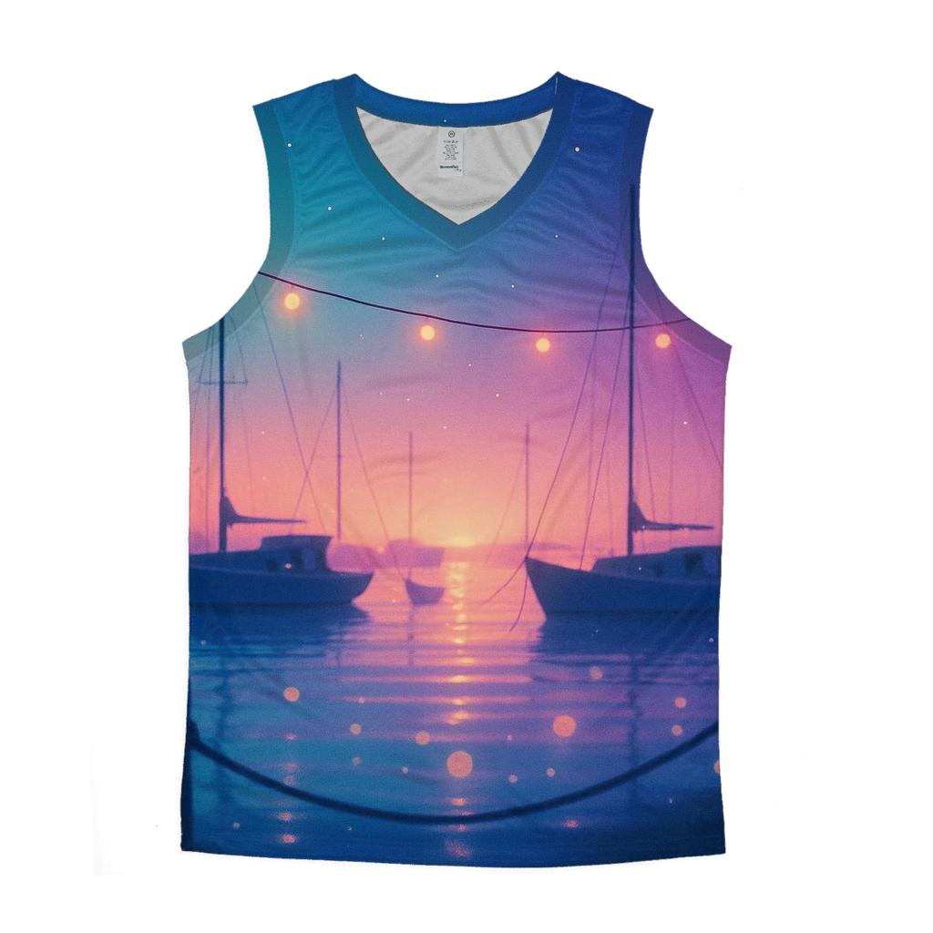 Turquoise Harbor Lullaby designer workout tanks