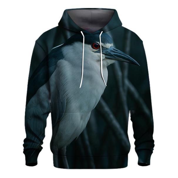 Mangrove Night Heron Stakeout lightweight hoodies