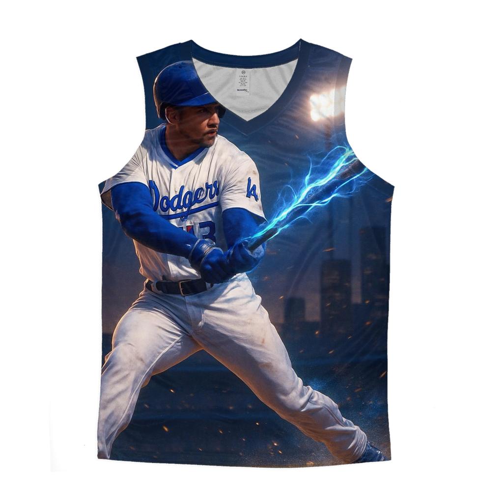 Blue Flash Swing stylish racerback tanks