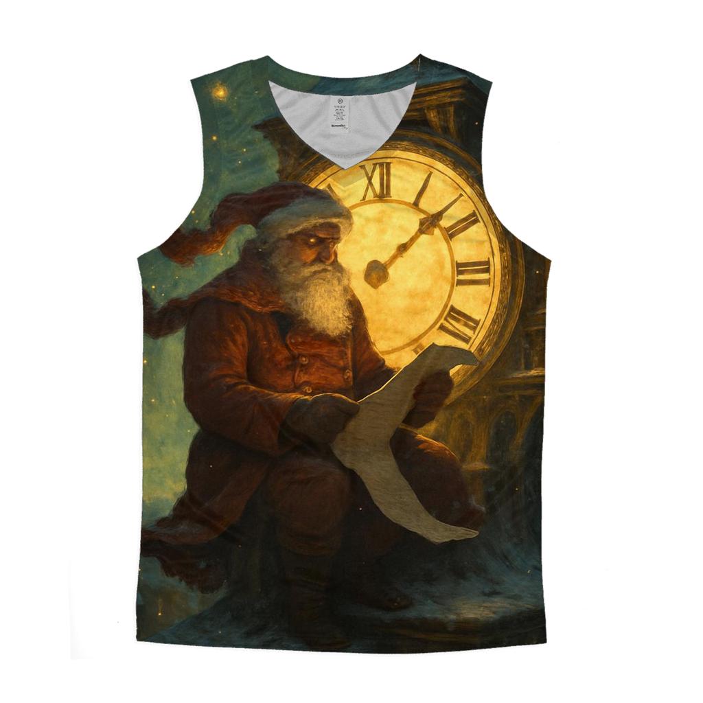 Clocktower Midnight Santa casual summer tank tops